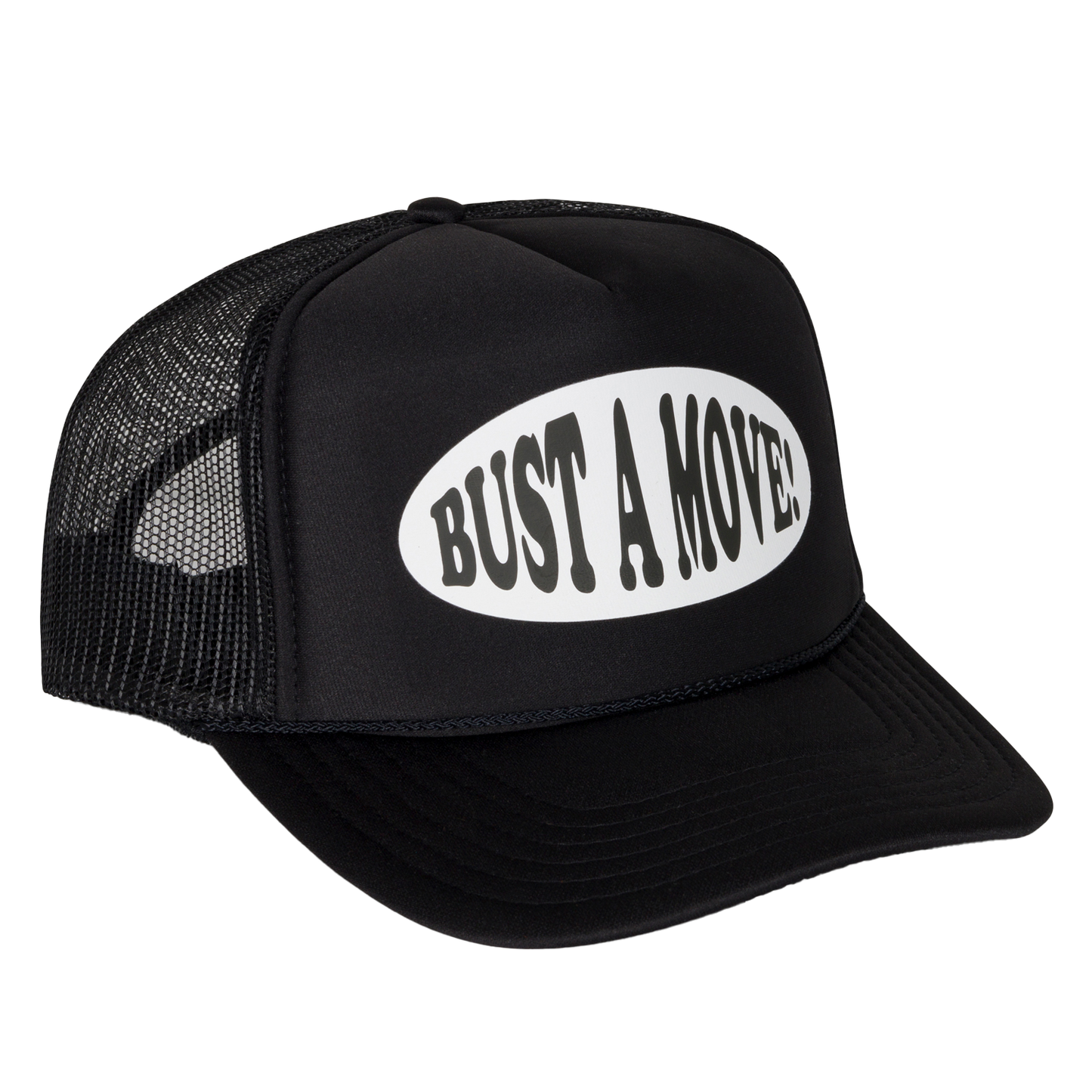 Bust a Move Black Trucker Hat