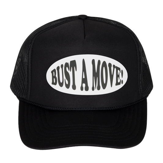 Bust a Move Black Trucker Hat