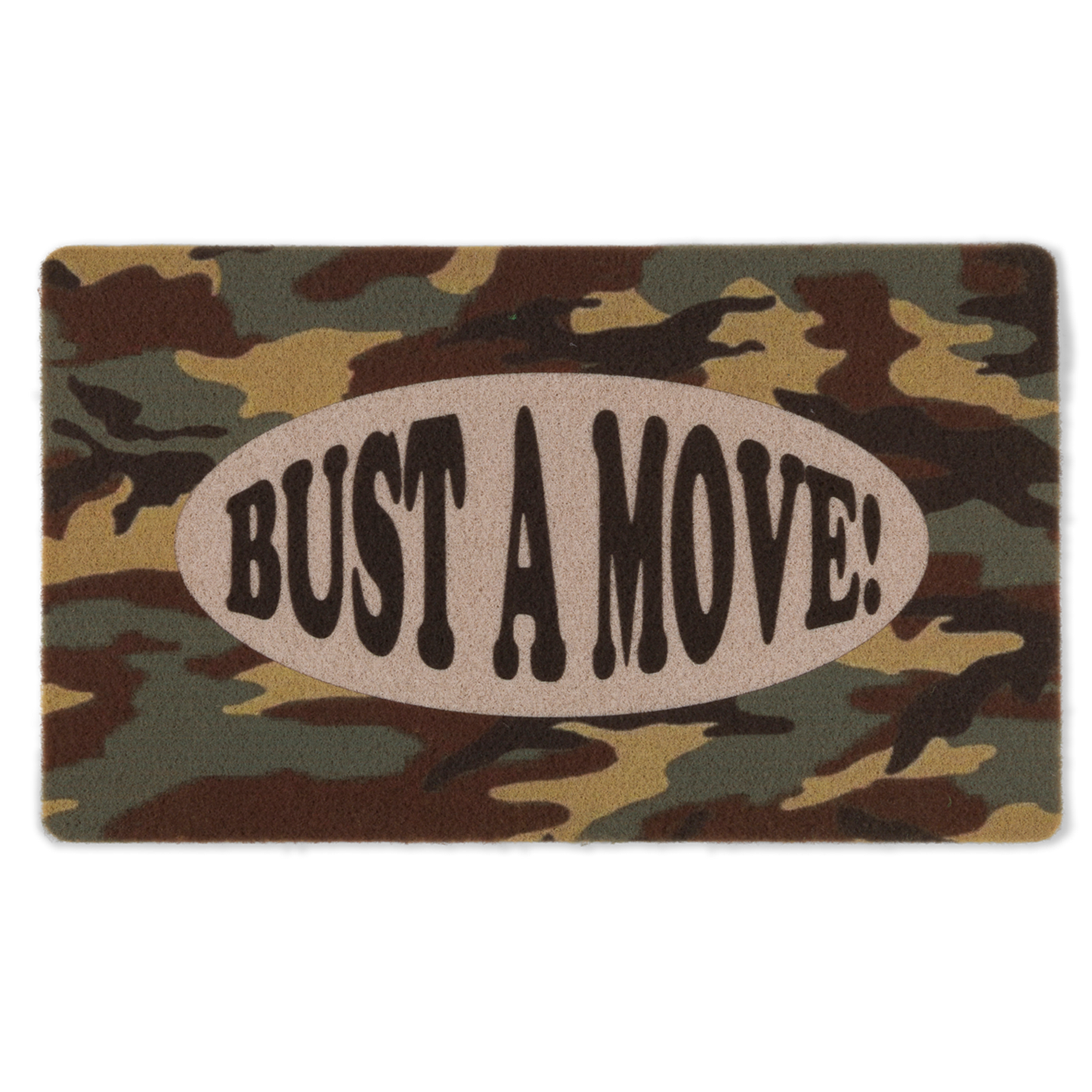 Bust a Move Camo Doormat