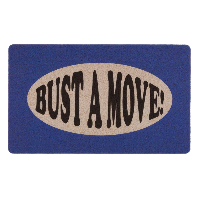 Bust a Move Doormat (Blue)