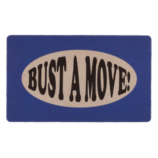 Bust a Move Doormat (Blue)