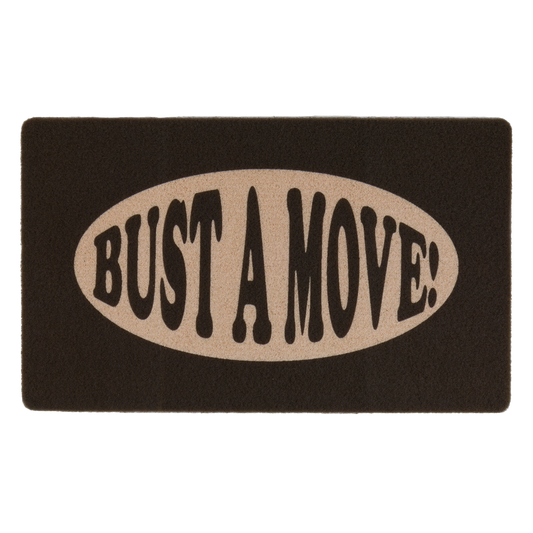 Bust a Move Doormat (Black)